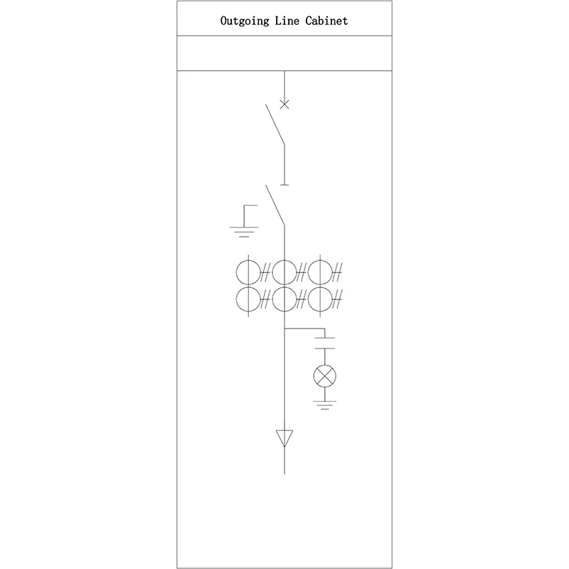 Indoor Gas Insulated Ring Main Unit Switchgear Panel with VCB